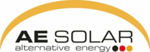 AE SOLAR alternative energy Logo (DPMA, 26.07.2011)