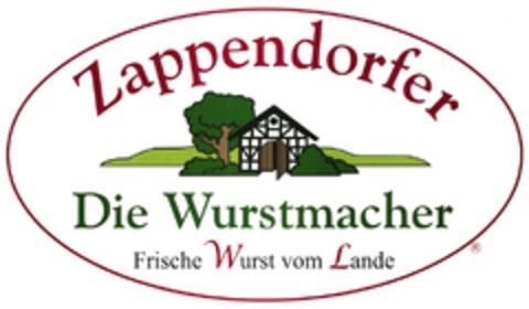 Zappendorfer Die Wurstmacher Frische Wurst vom Lande Logo (DPMA, 10/14/2015)