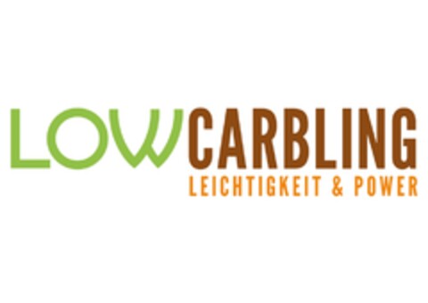 LOWCARBLING LEICHTIGKEIT & POWER Logo (DPMA, 11.02.2018)