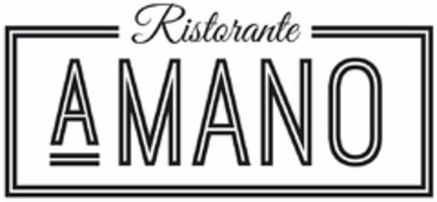 Ristorante AMANO Logo (DPMA, 17.04.2020)