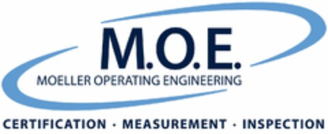 M.O.E. MOELLER OPERATING ENGINEERING CERTIFICATION MEASUREMENT INSPECTION Logo (DPMA, 03.05.2021)