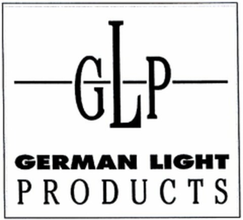 GLP GERMAN LIGHT PRODUCTS Logo (DPMA, 17.09.2003)