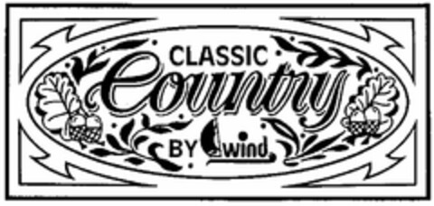 CLASSIC Country BY wind Logo (DPMA, 05.12.2003)