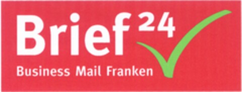 Brief 24 Business Mail Franken Logo (DPMA, 12/20/2004)