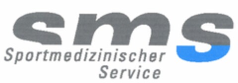 sms Sportmedizinischer Service Logo (DPMA, 12/21/2005)