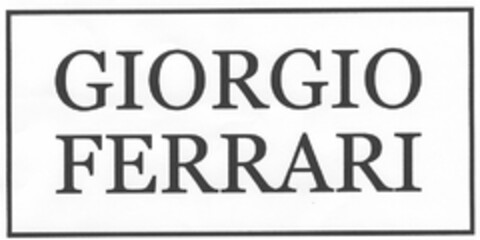 GIORGIO FERRARI Logo (DPMA, 05.04.2006)