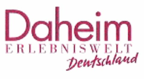 Daheim ERLEBNISWELT Deutschland Logo (DPMA, 17.08.2006)