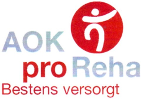 AOK pro Reha Logo (DPMA, 08/16/2007)