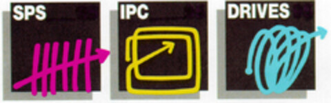 SPS IPC DRIVES Logo (DPMA, 21.02.1995)