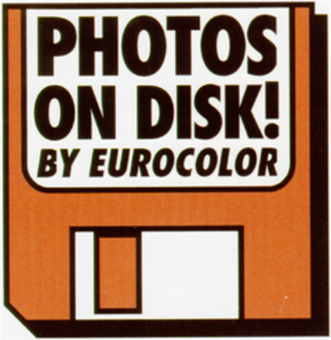 PHOTOS ON DISK! BY EUROCOLOR Logo (DPMA, 06/17/1995)