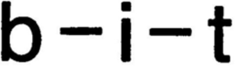 b-i-t Logo (DPMA, 11/18/1997)