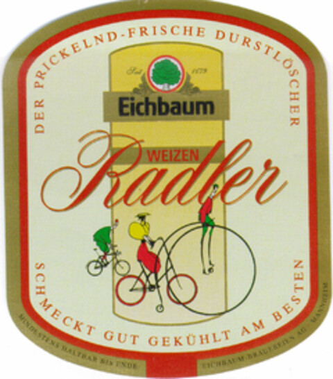 Eichbaum Radler Logo (DPMA, 18.12.1997)