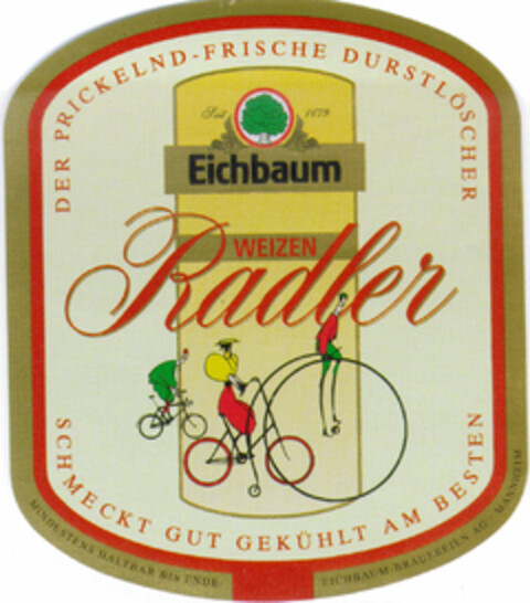 Eichbaum Radler Logo (DPMA, 12/18/1997)