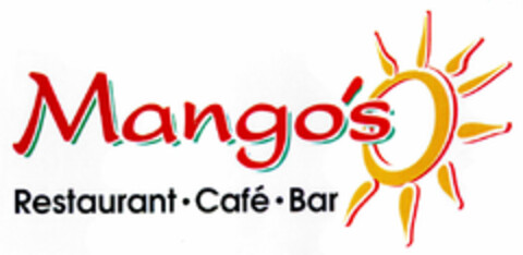 Mango's Restaurant·Café·Bar Logo (DPMA, 05.05.1998)