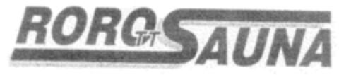 RORO TT SAUNA Logo (DPMA, 05/12/1999)