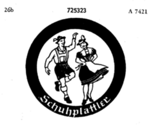 Schuhplattler Logo (DPMA, 05.03.1958)