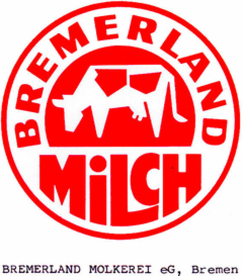 BREMERLAND MiLcH Logo (DPMA, 08/26/1976)