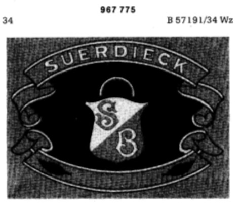 SUERDIECK Logo (DPMA, 11/05/1976)