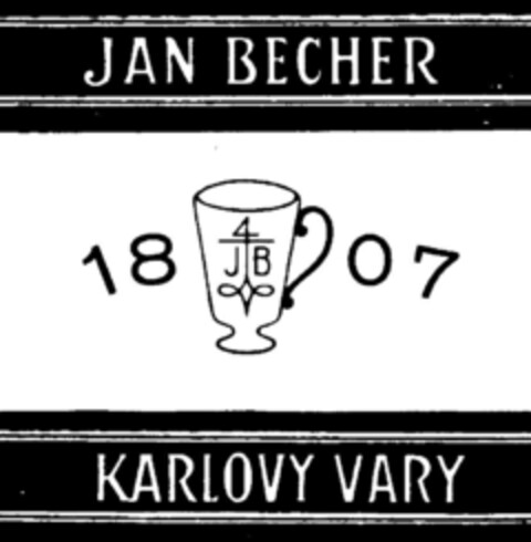 JAN BECHER 1807 KARLOVY VARY Logo (DPMA, 16.12.1940)