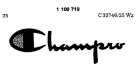 Champro Logo (DPMA, 12/28/1984)