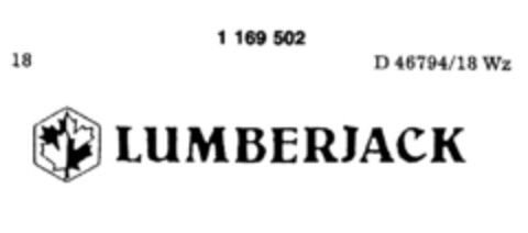 LUMBERJACK Logo (DPMA, 08.07.1987)