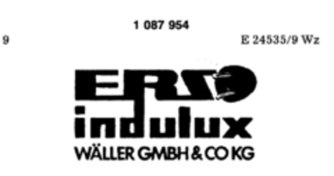 ERSO indulux WÄLLER GMBH & CO KG Logo (DPMA, 08/21/1984)