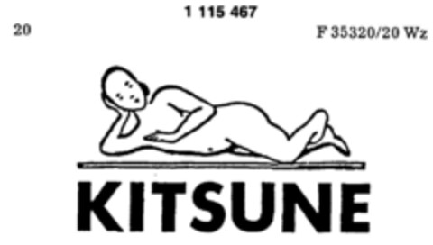 KITSUNE Logo (DPMA, 05/11/1987)