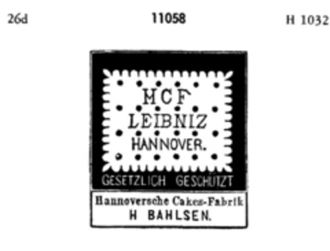 MCF LEIBNIZ HANNOVER Logo (DPMA, 02.03.1895)