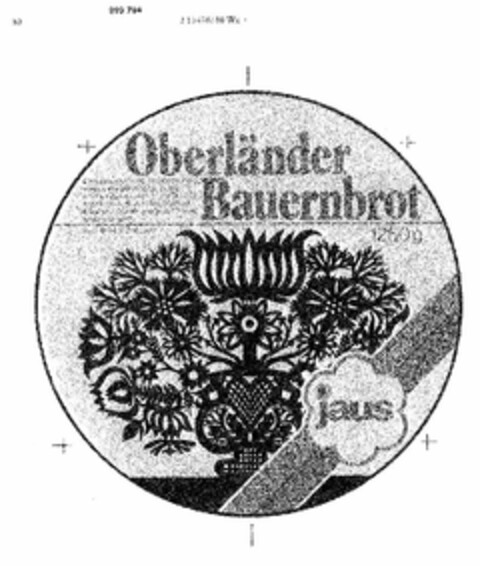 Oberländer Bauernbrot Logo (DPMA, 05.09.1979)