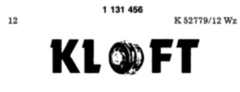 KLOFT Logo (DPMA, 05/13/1988)