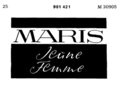 MARIS Jeune Femme Logo (DPMA, 28.03.1969)
