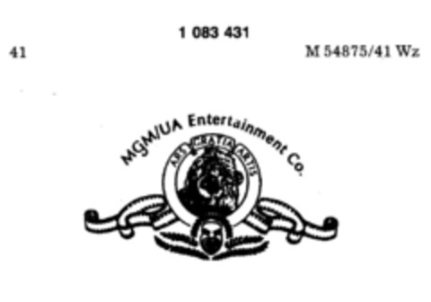 MGM/UA Entertainment Co. Logo (DPMA, 06.06.1984)