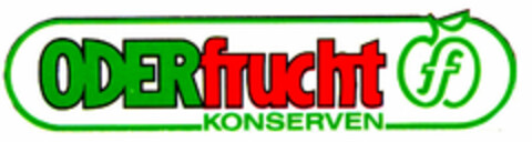 ODERfrucht f KONSERVEN Logo (DPMA, 14.11.1991)