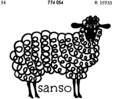 sanso Logo (DPMA, 31.03.1962)