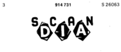 SCAN DIA Logo (DPMA, 23.11.1972)