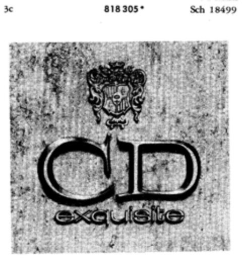 CD exquisite Logo (DPMA, 12.01.1966)