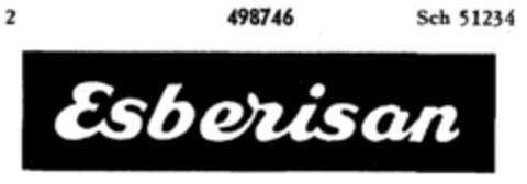 Esberisan Logo (DPMA, 06.09.1937)