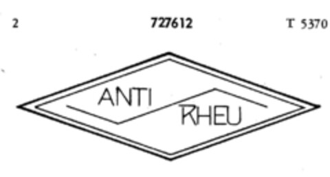 ANTI RHEU Logo (DPMA, 07.06.1958)