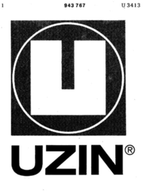 U UZIN Logo (DPMA, 11.12.1970)