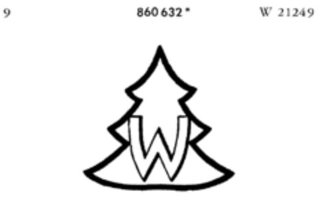 W Logo (DPMA, 11.03.1969)