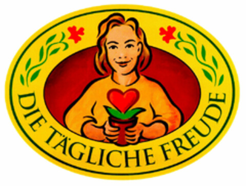 DIE TÄGLICHE FREUDE Logo (DPMA, 04.08.2000)