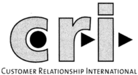 cri CUSTOMER RELATIONSHIP INTERNATIONAL Logo (DPMA, 09/13/2001)