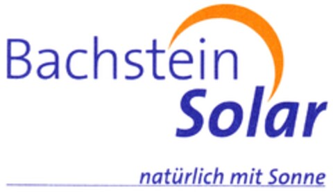 Bachstein Solar natürlich mit Sonne Logo (DPMA, 09.02.2009)
