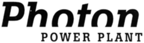 Photon POWER PLANT Logo (DPMA, 23.09.2009)