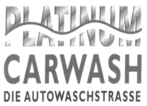 PLATINUM CARWASH Logo (DPMA, 28.09.2009)