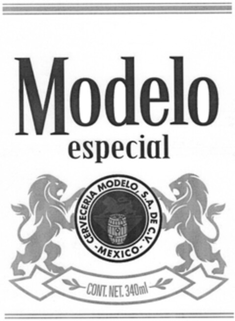 Modelo especial CERVECERIA MODELO, S.A. DE C.V. -MEXICO- Logo (DPMA, 18.12.2009)