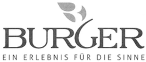 BURGER EIN ERLEBNIS FÜR DIE SINNE Logo (DPMA, 15.07.2010)