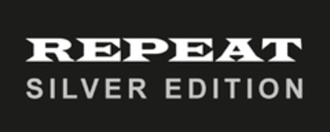 REPEAT SILVER EDITION Logo (DPMA, 28.01.2013)