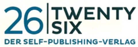 26 TWENTY SIX DER SELF-PUBLISHING-VERLAG Logo (DPMA, 10/12/2015)