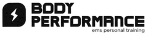 BODY PERFORMANCE ems personal training Logo (DPMA, 10/16/2015)